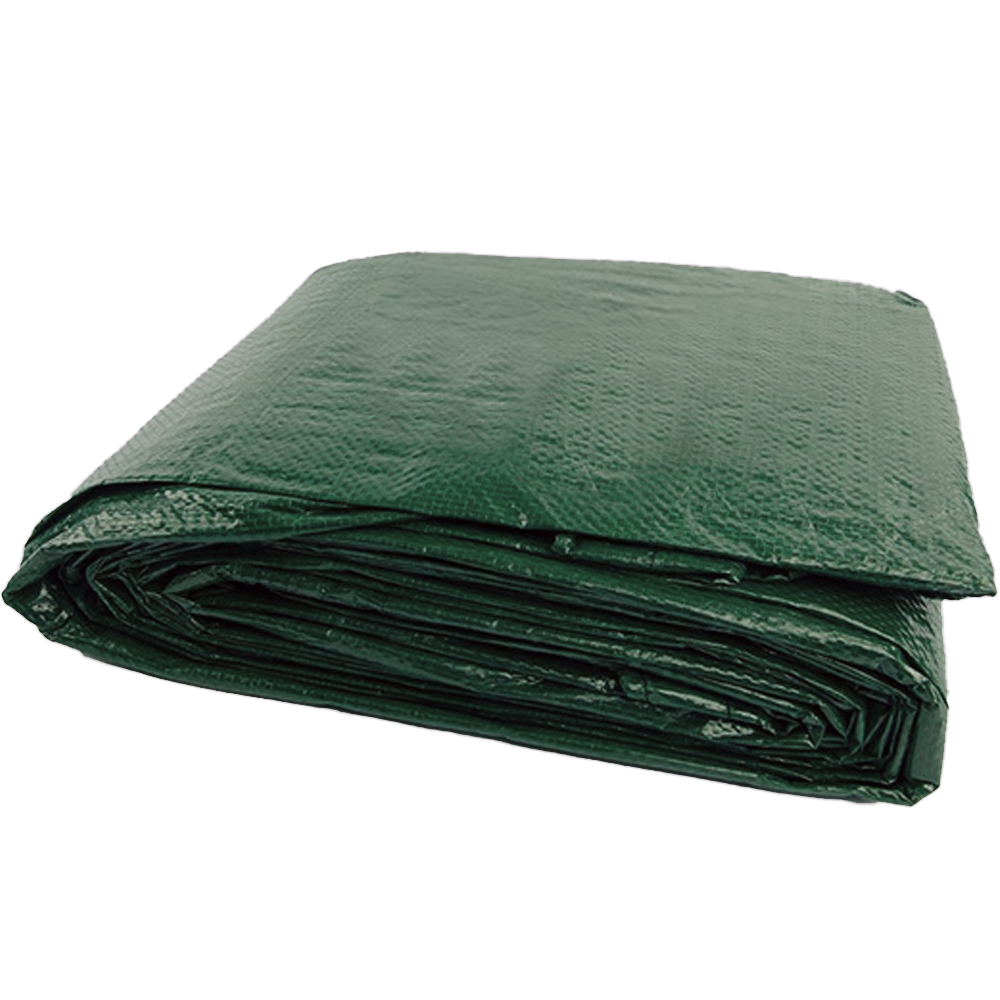 Buffalo Blizzard® Supreme Green Winter Cover for a 16' x 32' Rectangle Pool with 4' x 8' Center End Step