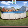 Fallston by Lake Effect Pools® Oval Above Ground Pool Kit