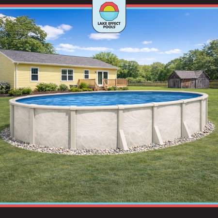 Forever by Lake Effect Pools® Oval Above Ground Pool Kit