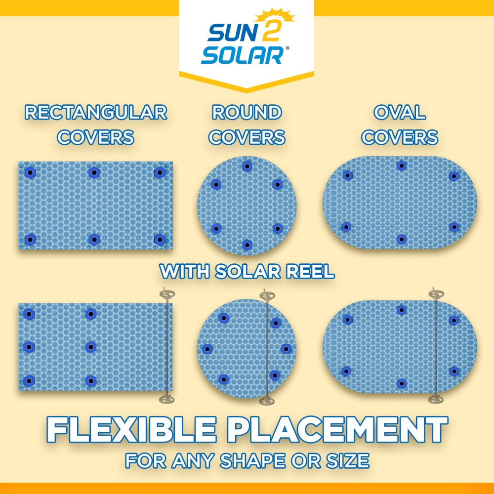 Sun2Solar® Quick Drain Grommet System - Set of 6 (Blue)
