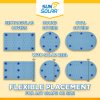 Sun2Solar® Quick Drain Grommet System - Set of 6 (Blue)