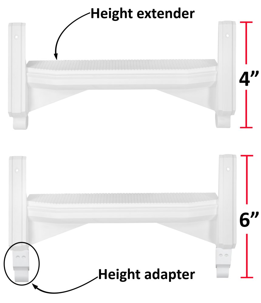 Aqua Select® Heavy-Duty In Pool Ladder for Above Ground Pools 48-54"H