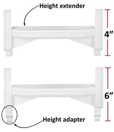 Aqua Select® Heavy-Duty In Pool Ladder for Above Ground Pools 48-54"H