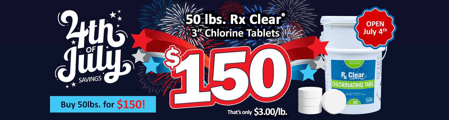 Rx Clear® Chlorine - Tablets & Granular