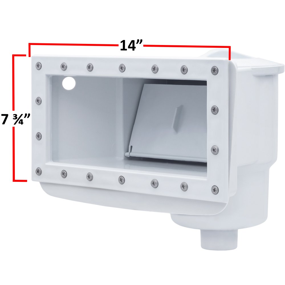 Rx Clear® Wide-Mouth Skimmer for Above Ground Swimming Pools (Various Colors)