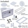 Rx Clear® Wide-Mouth Skimmer for Above Ground Swimming Pools (Various Colors)