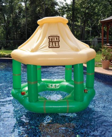 Swimline®  Tropical Inflatable Swim Up Tiki Bar