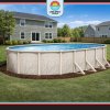 Lake Effect Pools® Meadows Reprieve Oval Above Ground Pool Kit