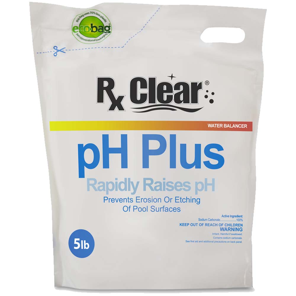 Rx Clear® Swimming Pool pH Plus Increaser Bag