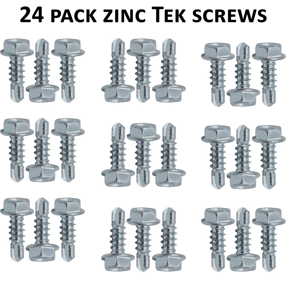 Zinc Picket Screws for use with Kayak Pools&reg;: 24 Pack