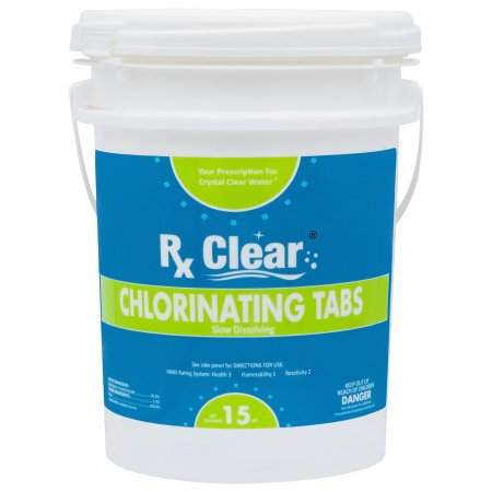 Pool Chlorine Tablets from Rx Clear&reg; 3"