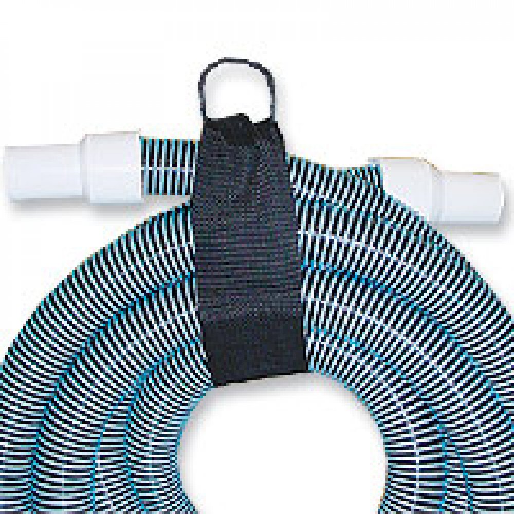 Hose Hugger Holding Pool Hose Together/Coiled