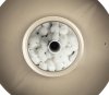 White Luster Media In Filter - Top View