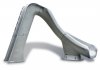 The Typhoon Inground Swimming Pool Slide - Gray Granite