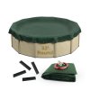 Buffalo Blizzard&reg; Supreme Green/Black Winter Cover w/ Cover Clips - Round Pools