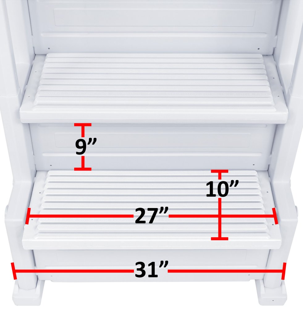 Aqua Select® Everest Above Ground Pool Step (Various Options)
