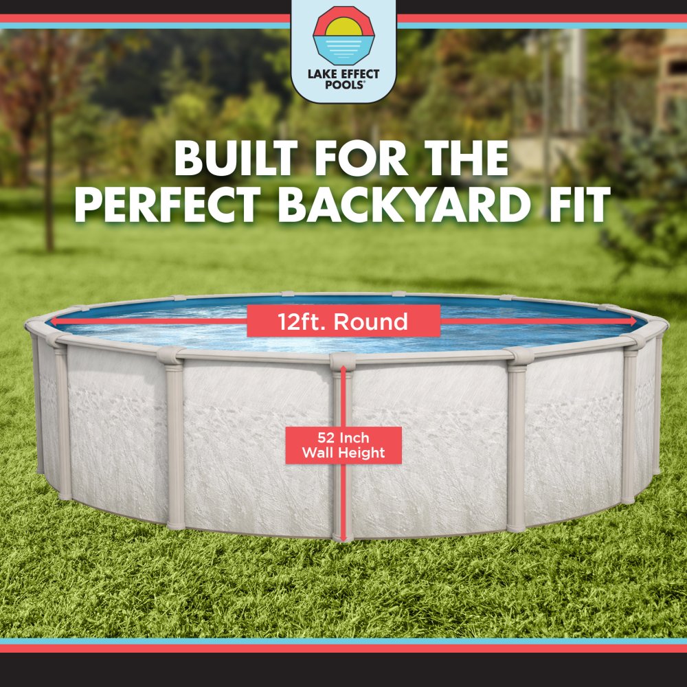 Antigua by Lake Effect Pools® Round Above Ground Pool Kit