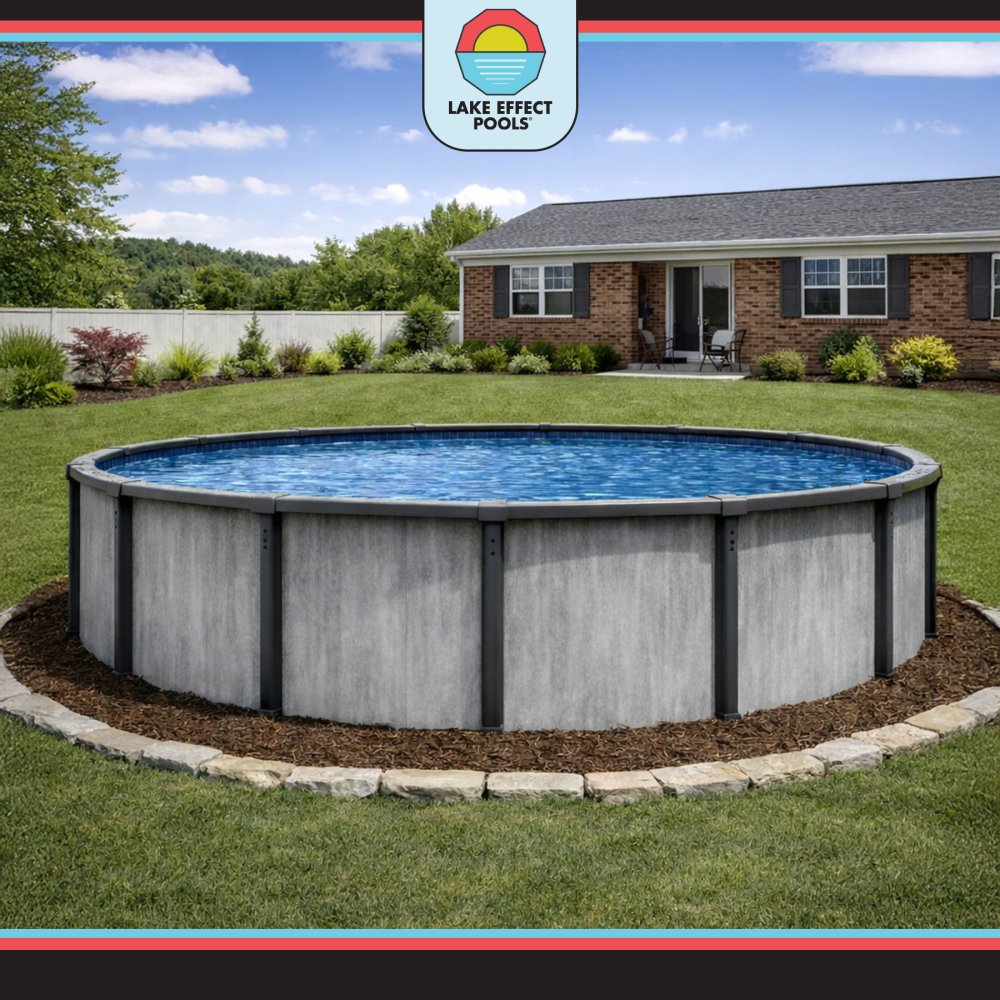 Lanai by Lake Effect Pools® Round Above Ground Pool Kit