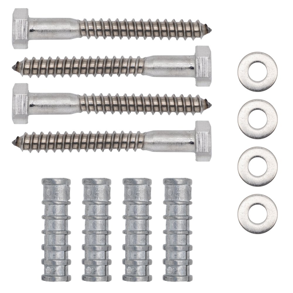 Pool Flange Concrete Anchor Set (Hardware Only)