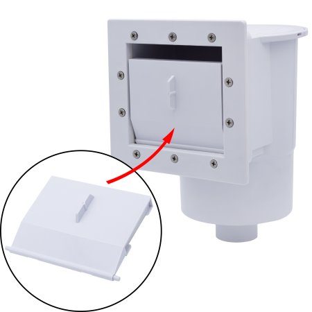 Aqua Select® Replacement Pool Skimmer Weir Door - 5 ⅝" W x 4 ¾" L