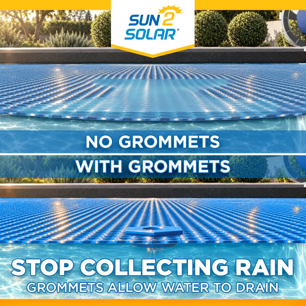 Sun2Solar® Quick Drain Grommet System - Set of 6 (Blue)