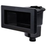 Carvin® Skimtech 500™ Black Wide-Mouth Skimmer For Above Ground Swimming Pools