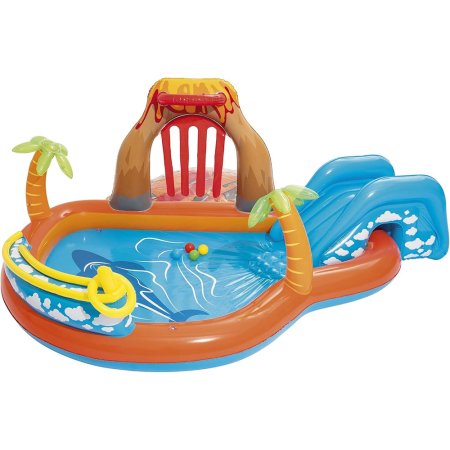 Lava Lagoon Inflatable Play Pool Center