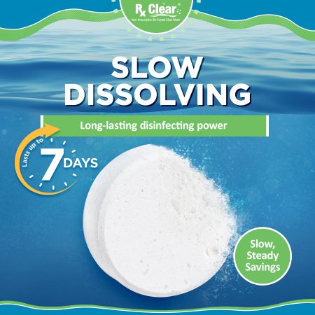 Pool Chlorine Tablets from Rx Clear&reg; 3"