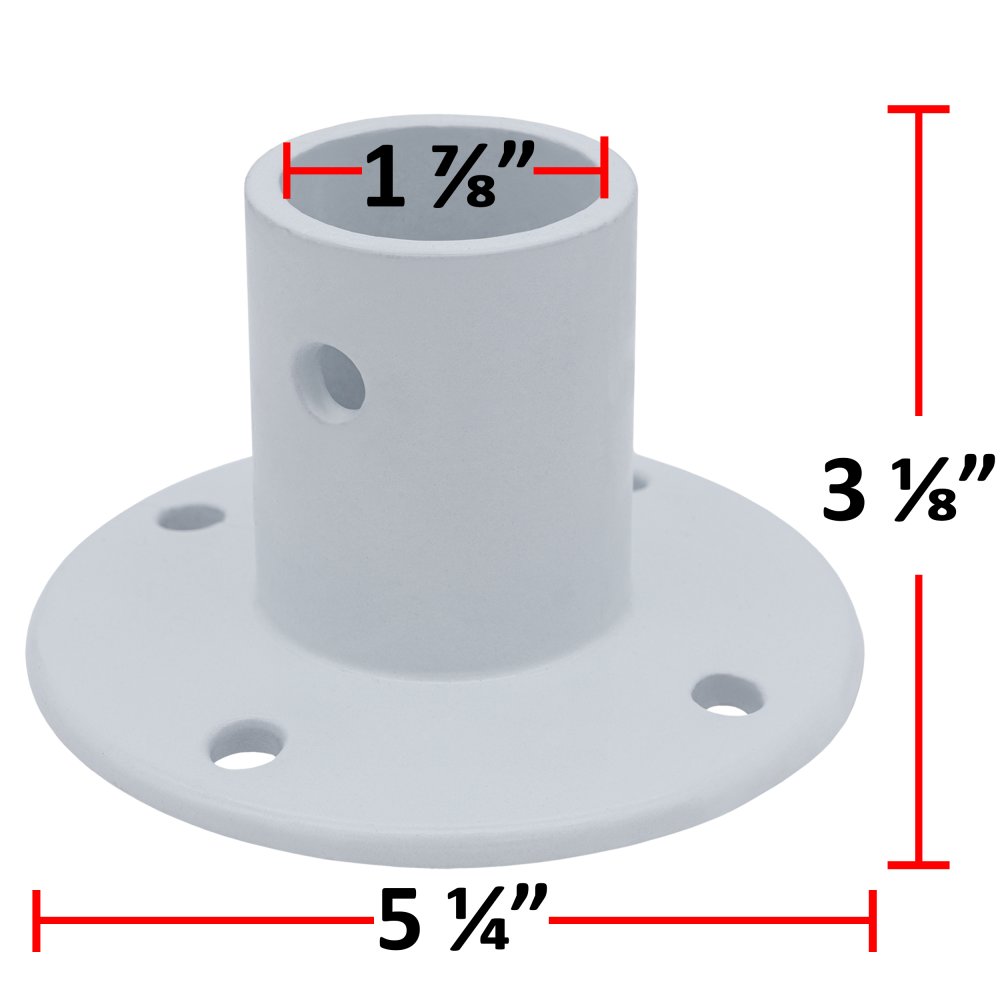Aluminum Slide Deck Flange w/ Flange Bolt (Various Quantities)