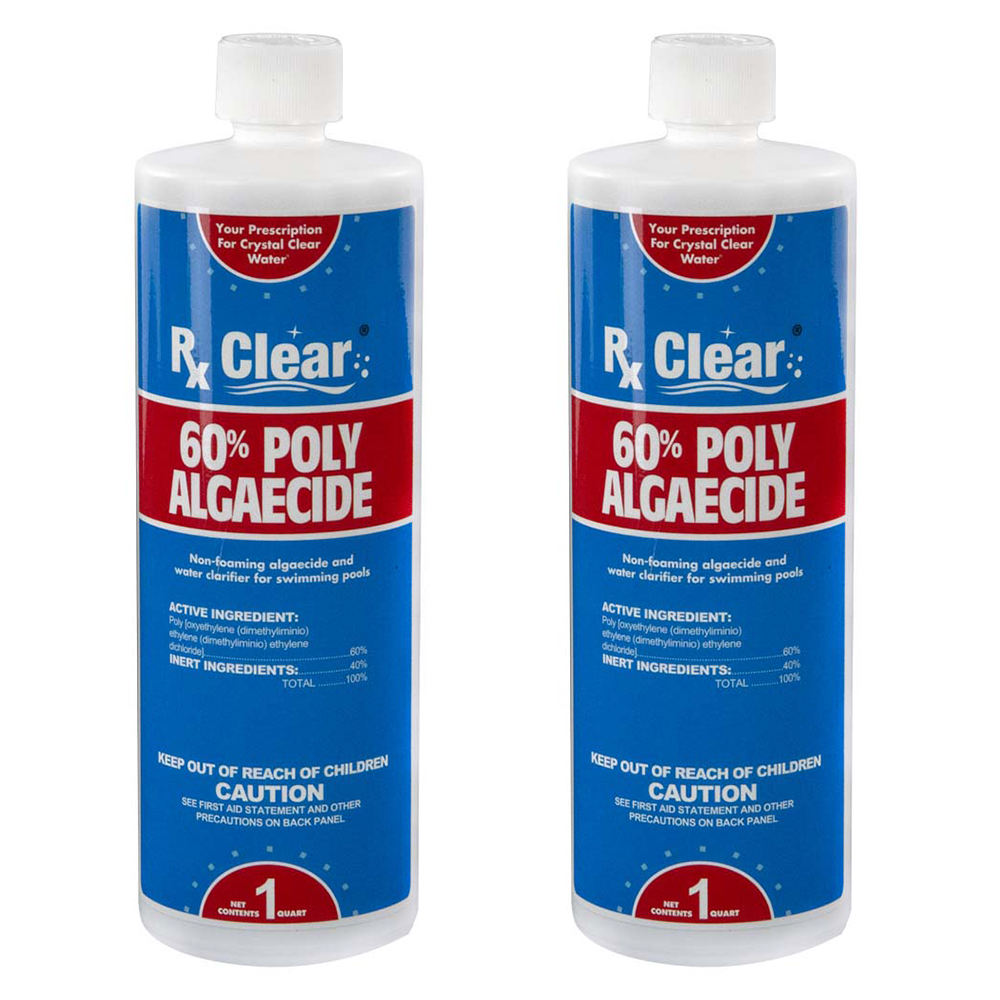 Rx Clear&reg; Swimming Pool Algaecide 60 Plus (Various Quantities)