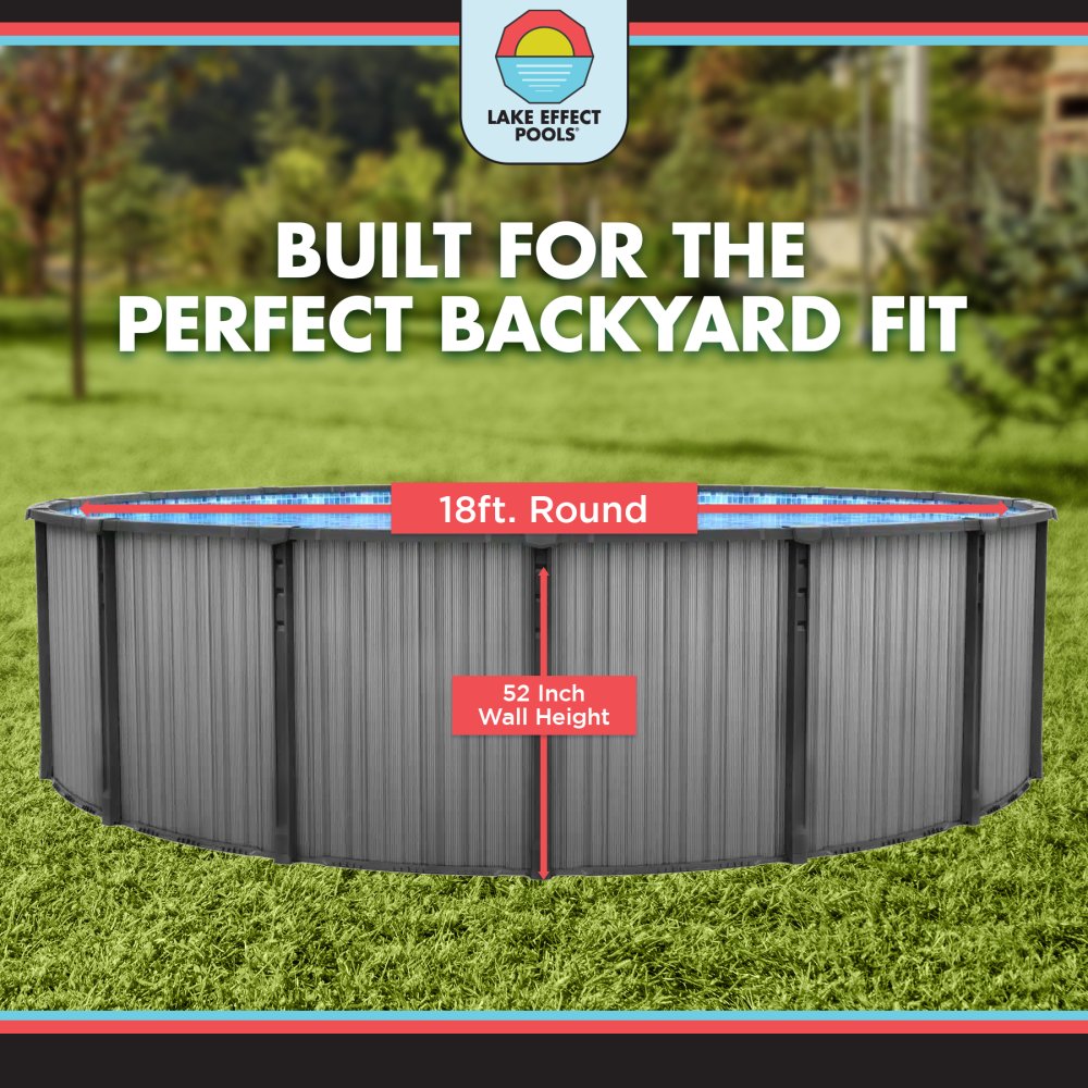 Bora Bora by Lake Effect Pools® Round Above Ground Pool Kit