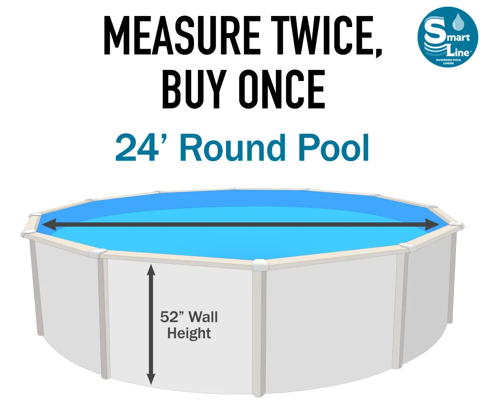SmartLine Manor Replacement Liner for Esther Williams/Johnny Weissmuller Pools