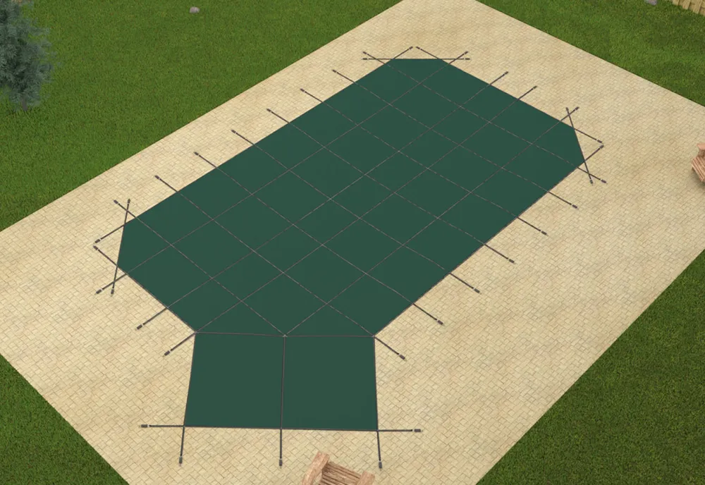 GLI Value X Solid Grecian Solid Green Safety Cover - Thumbnail 2